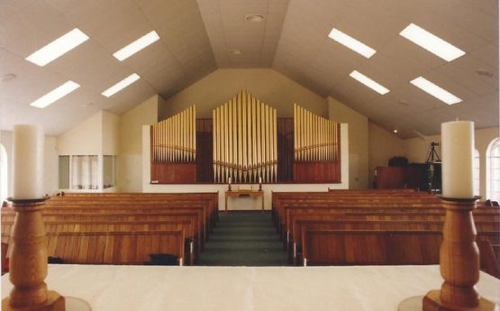 Evangelical Lutheran Immanuel Congregation Pietermaritzburg inside church at altar