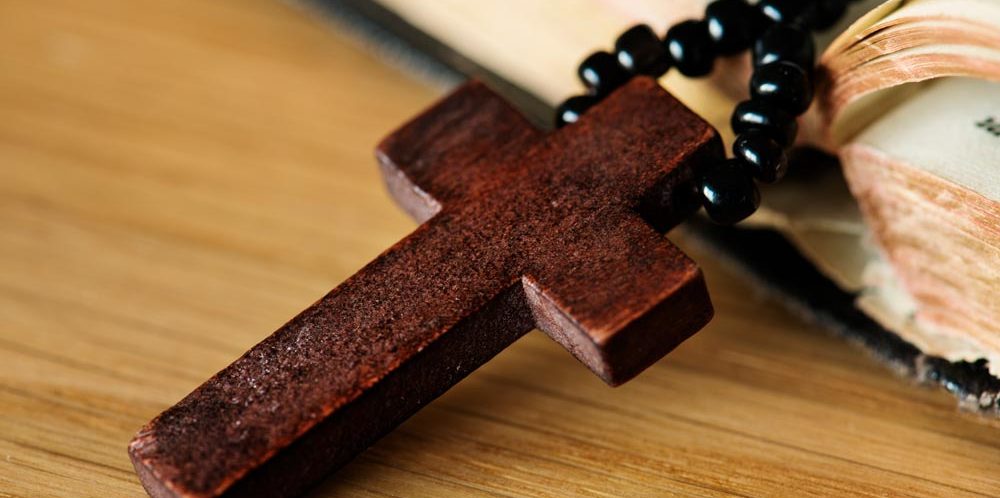 Good Works Wooden Cross on Bible